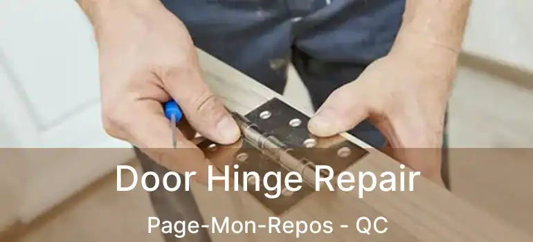  Door Hinge Repair Page-Mon-Repos - QC