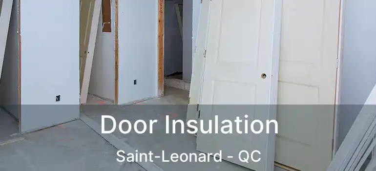  Door Insulation Saint-Leonard - QC