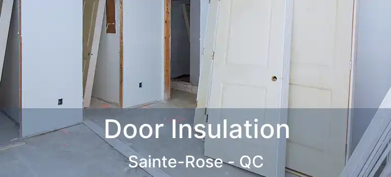  Door Insulation Sainte-Rose - QC