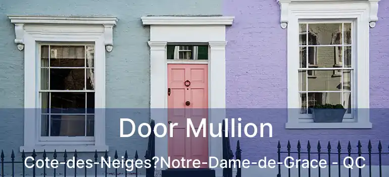  Door Mullion Cote-des-Neiges?Notre-Dame-de-Grace - QC