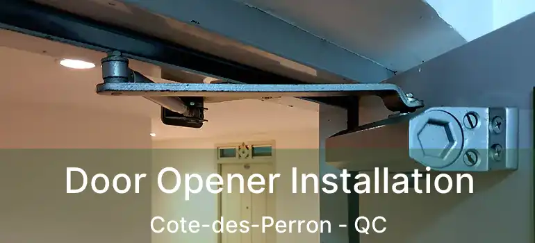  Door Opener Installation Cote-des-Perron - QC