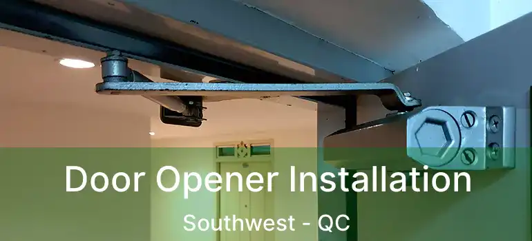  Door Opener Installation Southwest - QC