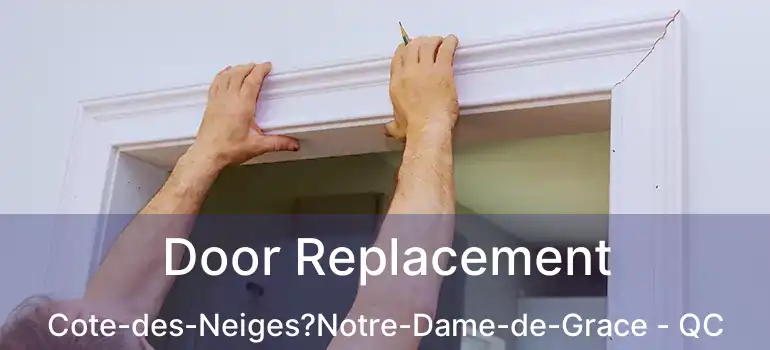  Door Replacement Cote-des-Neiges?Notre-Dame-de-Grace - QC