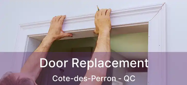  Door Replacement Cote-des-Perron - QC