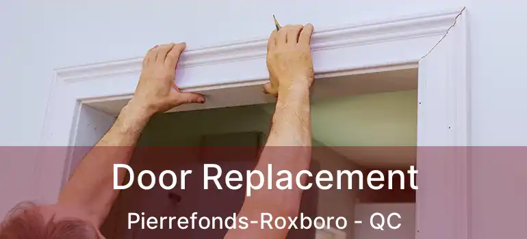  Door Replacement Pierrefonds-Roxboro - QC