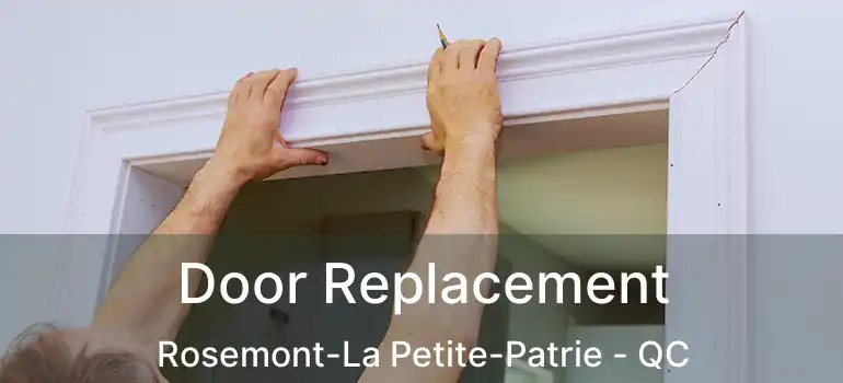  Door Replacement Rosemont-La Petite-Patrie - QC