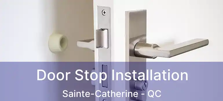  Door Stop Installation Sainte-Catherine - QC