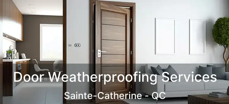  Door Weatherproofing Services Sainte-Catherine - QC