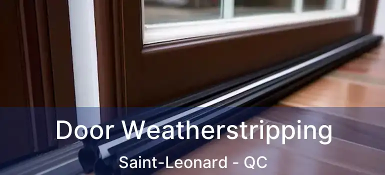  Door Weatherstripping Saint-Leonard - QC