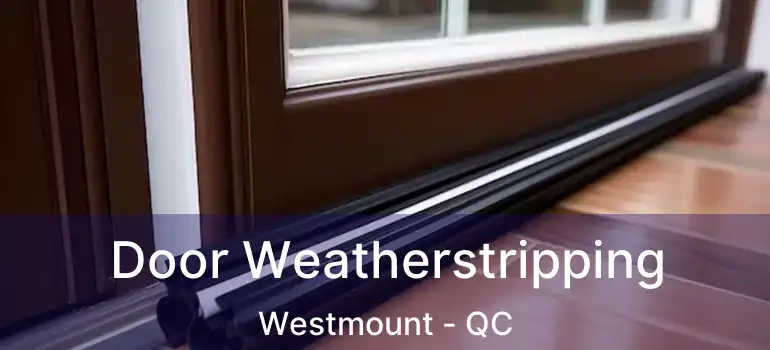  Door Weatherstripping Westmount - QC