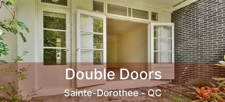  Double Doors Sainte-Dorothee - QC