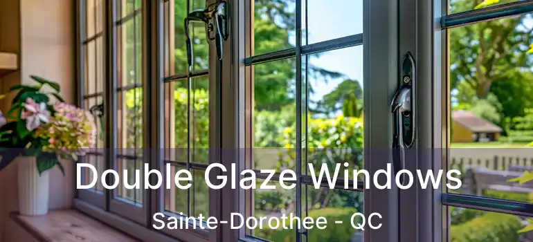  Double Glaze Windows Sainte-Dorothee - QC