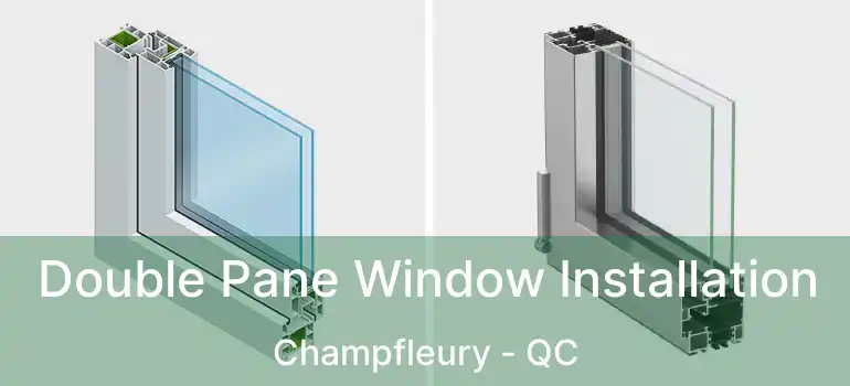  Double Pane Window Installation Champfleury - QC