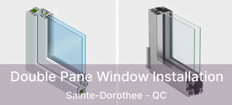  Double Pane Window Installation Sainte-Dorothee - QC