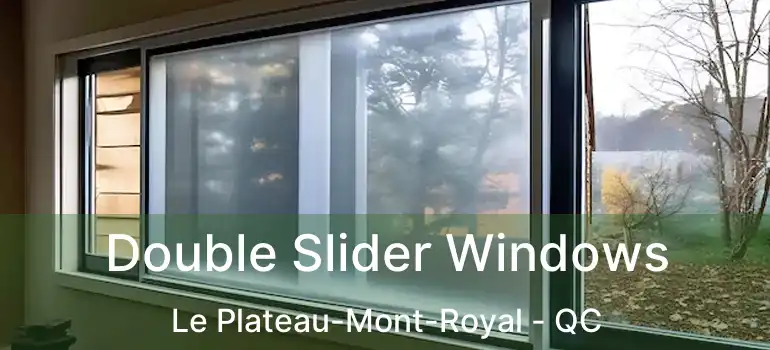  Double Slider Windows Le Plateau-Mont-Royal - QC