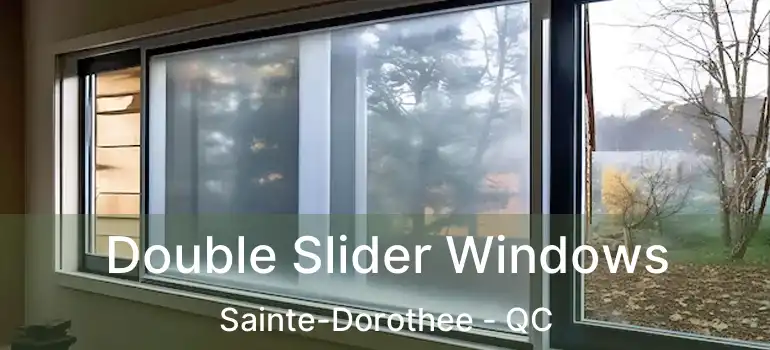  Double Slider Windows Sainte-Dorothee - QC
