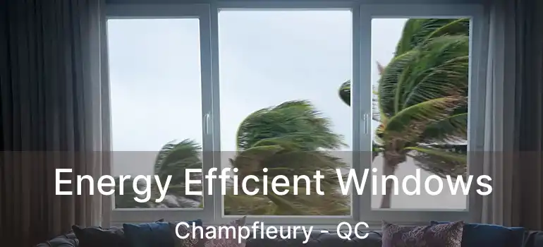  Energy Efficient Windows Champfleury - QC