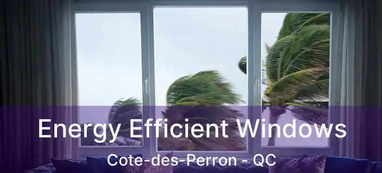  Energy Efficient Windows Cote-des-Perron - QC