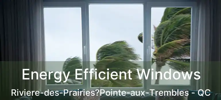  Energy Efficient Windows Riviere-des-Prairies?Pointe-aux-Trembles - QC