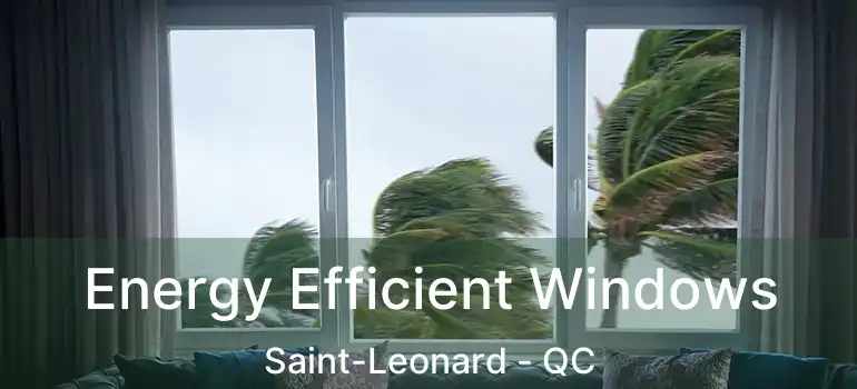 Energy Efficient Windows Saint-Leonard - QC
