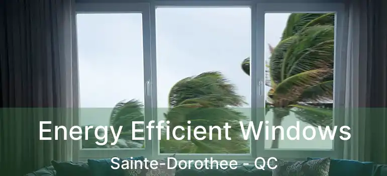  Energy Efficient Windows Sainte-Dorothee - QC