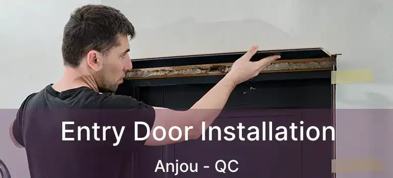  Entry Door Installation Anjou - QC