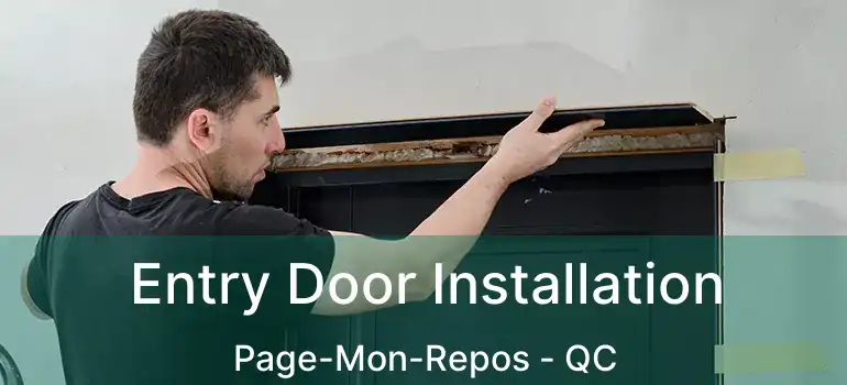  Entry Door Installation Page-Mon-Repos - QC