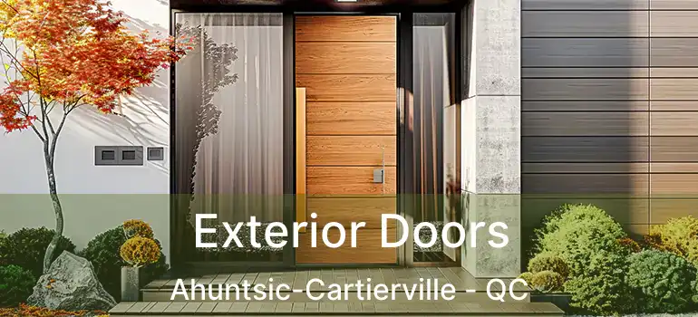  Exterior Doors Ahuntsic-Cartierville - QC