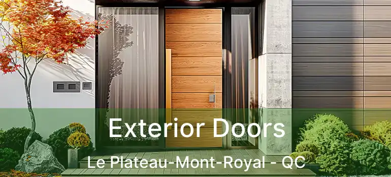  Exterior Doors Le Plateau-Mont-Royal - QC