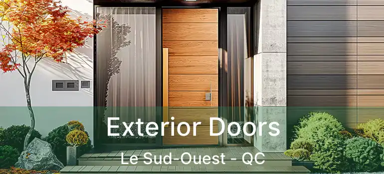  Exterior Doors Le Sud-Ouest - QC