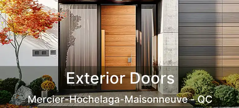  Exterior Doors Mercier-Hochelaga-Maisonneuve - QC