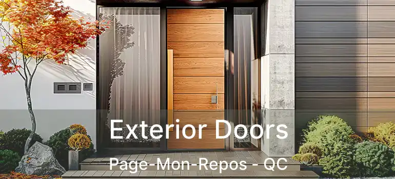  Exterior Doors Page-Mon-Repos - QC