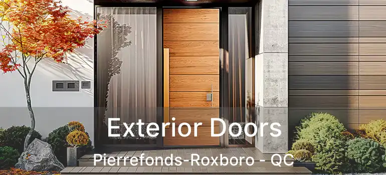  Exterior Doors Pierrefonds-Roxboro - QC