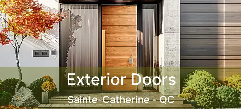  Exterior Doors Sainte-Catherine - QC