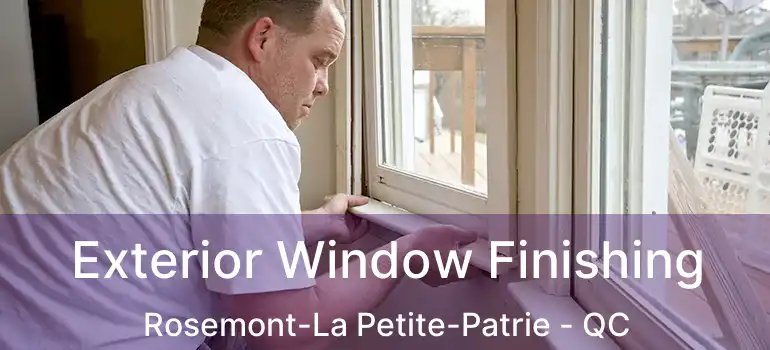  Exterior Window Finishing Rosemont-La Petite-Patrie - QC