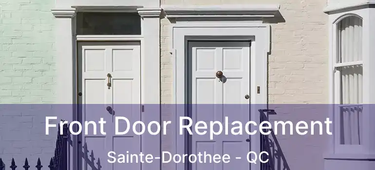  Front Door Replacement Sainte-Dorothee - QC