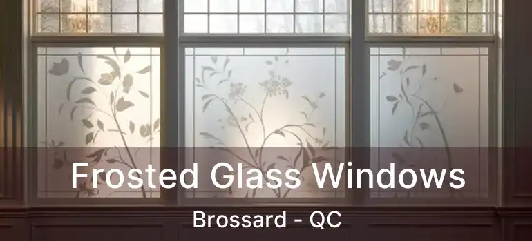  Frosted Glass Windows Brossard - QC