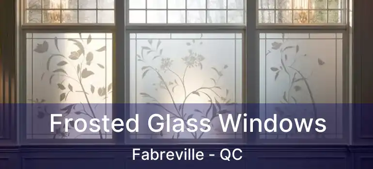  Frosted Glass Windows Fabreville - QC