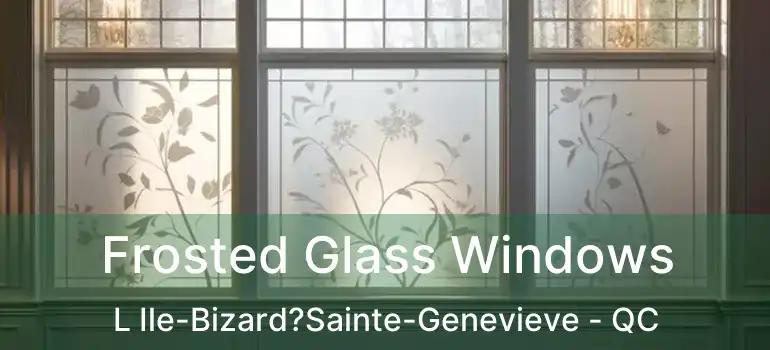  Frosted Glass Windows L Ile-Bizard?Sainte-Genevieve - QC