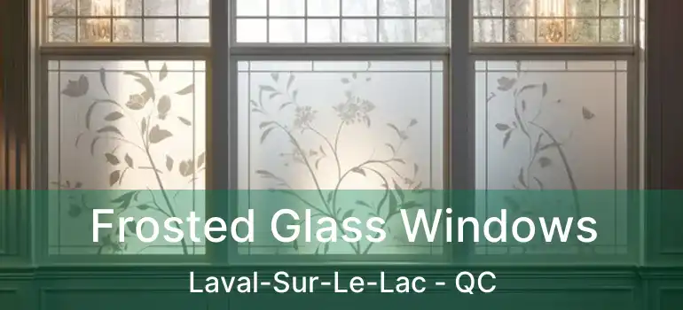  Frosted Glass Windows Laval-Sur-Le-Lac - QC