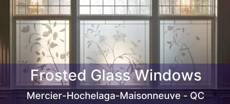  Frosted Glass Windows Mercier-Hochelaga-Maisonneuve - QC