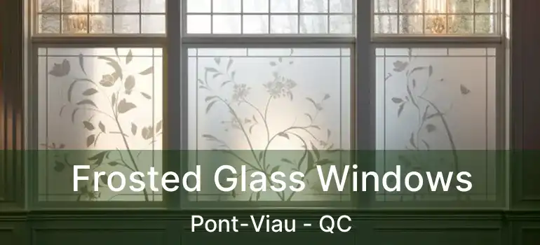  Frosted Glass Windows Pont-Viau - QC