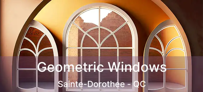  Geometric Windows Sainte-Dorothee - QC