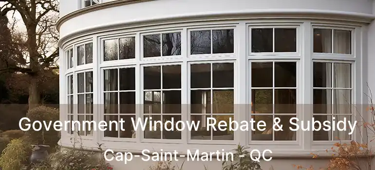  Government Window Rebate & Subsidy Cap-Saint-Martin - QC