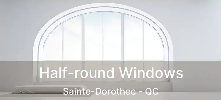 Half-round Windows Sainte-Dorothee - QC