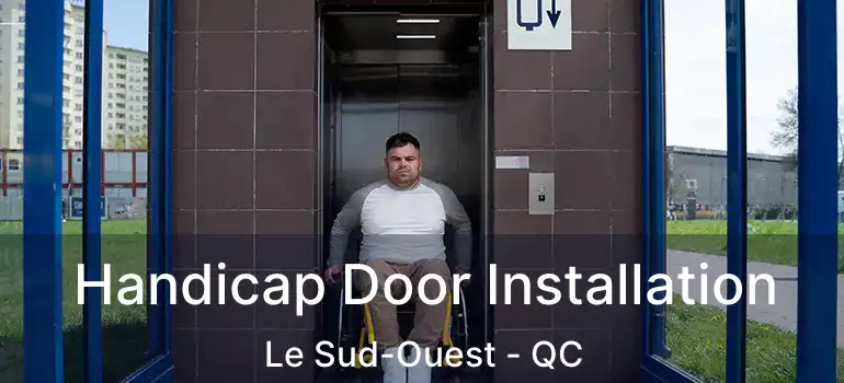  Handicap Door Installation Le Sud-Ouest - QC