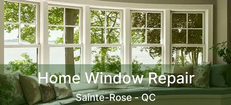  Home Window Repair Sainte-Rose - QC