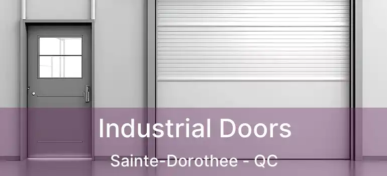  Industrial Doors Sainte-Dorothee - QC