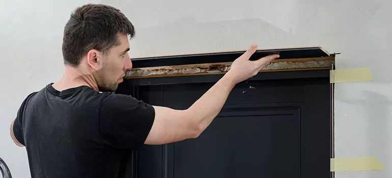 Wood Door Hole Repair in Laval, QC