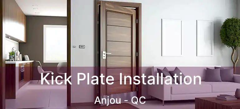  Kick Plate Installation Anjou - QC